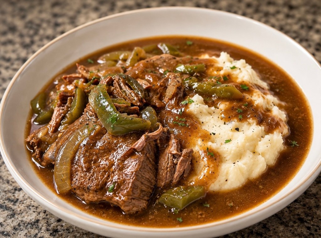 Crockpot Smothered Steak